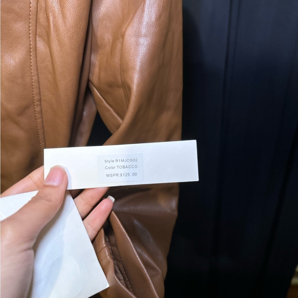 Nwt Leather Trench - image 4